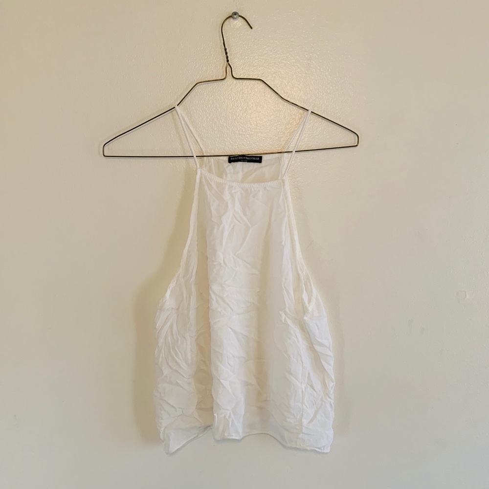 Brandy Melville Basic White Tank